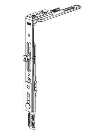 Bild Eckumlenkung SLK einseitig kurz mit Eintauchzapfen - GU-1