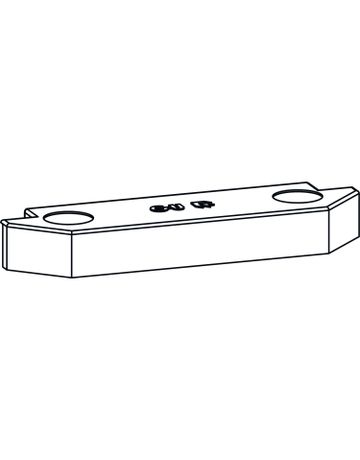 GU Rastplatte für Eurofalz 24 x 8 mm