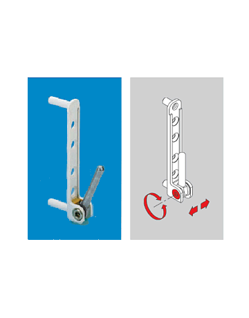 GU Ecklagerbock EURO-JET 6 mm Bohrzapfen