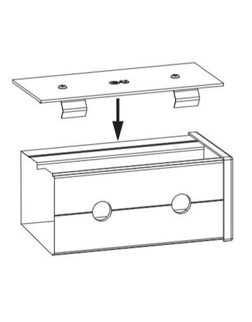 Karton SFB Adapter Laufschiene Holz/KST - GU