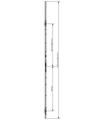 Sle-Falzhebelgetriebe FHG2 U24x8/890/2000/730/760/NL9