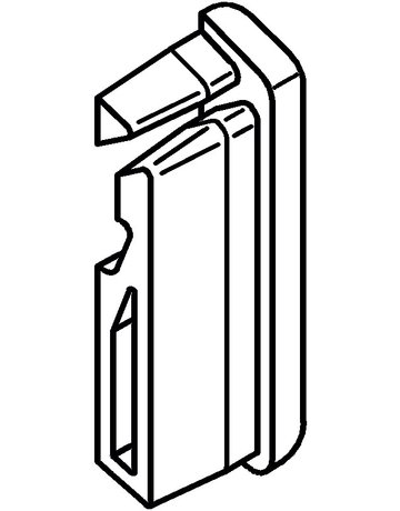 Bild Endkappe EPDM braun rechts für FP 23/41 Nr. FP 23/41 - Gutmann-1