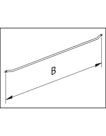 Bild Gewürzregal-Adapter, Größe 1 B=236 mm, chrom - VAUTH SAGEL-0