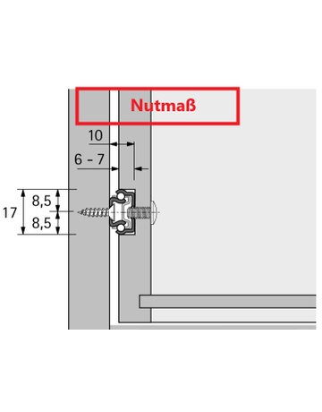 Bild Möbel-Kugelauszug KA 1730 Nutmaß 17x10mm für Holzschubkasten Länge 185 - 260 mm - Hettich-3