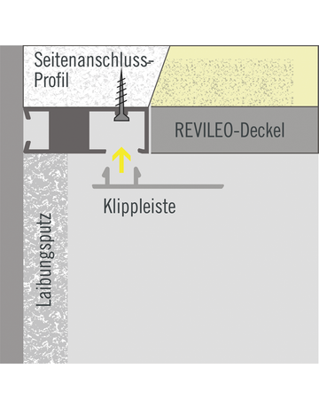 Bild Leo Seitenanschluß inkl. Klipsprofil L= 3000 mm-1