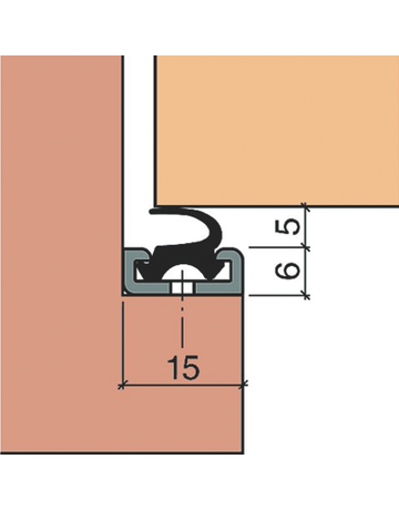 Bild Hebgo Dichtung 620 schwarz für Schwellen-Winkelprofil 170 + 180-1