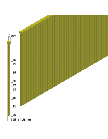 Stauchkopfnägel Typ J J45-CNK HA 1,05 x 1,25 x 45 mm (VE= 4000 St)