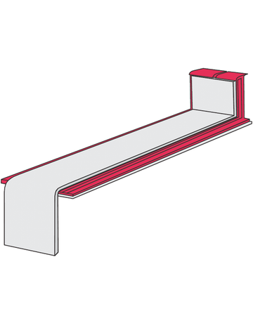 Gleit-Stoßverbinder GV2 C 33 RAG² 300 mm - RBB