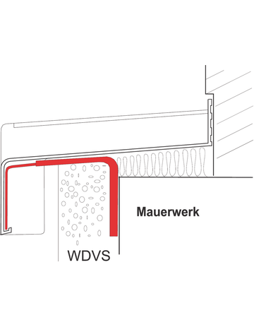 Bild Iso-Halter für Fensterbank verstellbar 120 - 220 mm-1