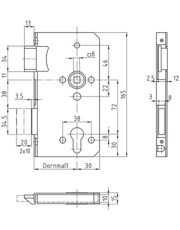 Bild CES Schlosskörper 0705 PZW/60/72/LS-1