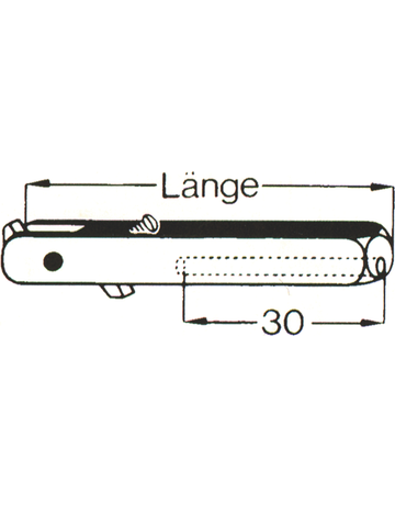 Bild Wechselstift 10x80 mm einseitig TS 70-80 mm-1