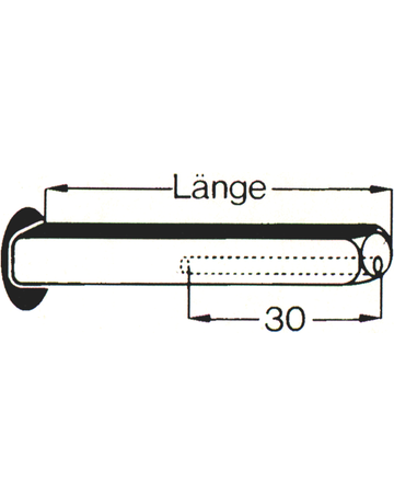 Bild Wechselstift 10x80 mm Durchsteckmontage TS 60-70 mm-1