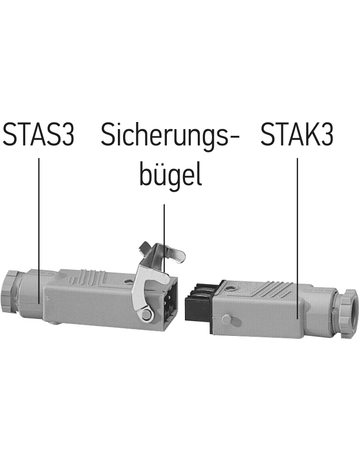 Bild somfy Kit Hirschmannsteckverbindung Stak3+Stas3+Stasil3-1