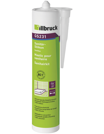 illbruck GS231 Sanitär-Silikon Acetatbasis, 310 ml transparent