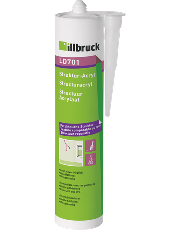 illbruck LD701 Struktur-Acryl 310 ml weiß