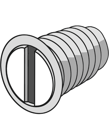 Einbohr-Magnetschnäpper schwarz Ø 8 mm mit Gegenst. IS-1 N W4