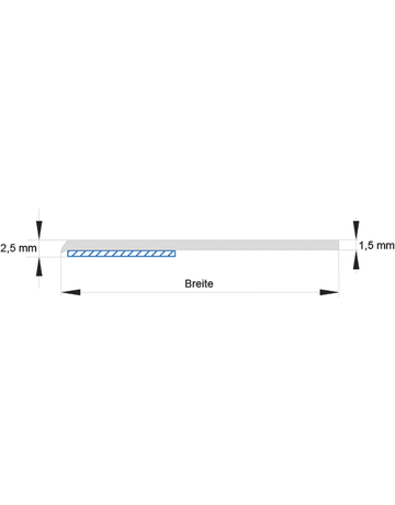 Bild Flachleiste 1,5 mm SK Rolle Breite 30 mm - EXTE-1