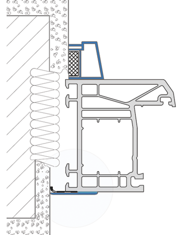 Flachleiste 2,5 mm Schaum mit SK Breite 30 mm