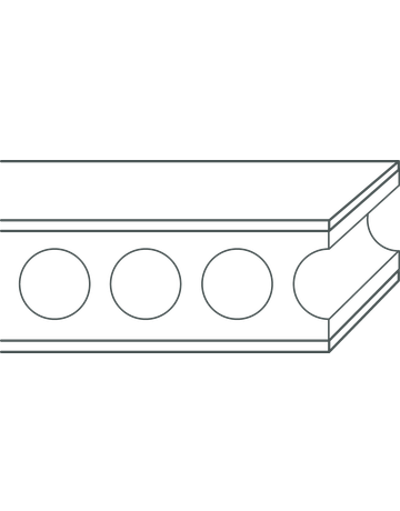 Bild Westag WestaLack Tür Röhrenspaneinlage 1985 x 860 x 39 mm DIN links - Westag & Getalit-1