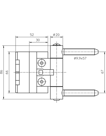 Bild HT-Band, BAKA® 2D 20 FD RZ 57 Flachkopf, 2tlg. topzink - Simonswerk-1