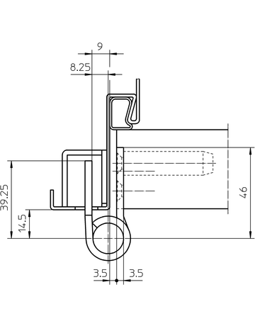 Bild Band VARIANT® VN 7729/160 Rollen Ø 22,5, Rollenl. 160, edelstahl-2