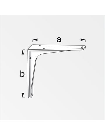 Bild Konsole, L125xT150mm schwere Alugussqualität, ALU, kugelpoliert - Alfer-1