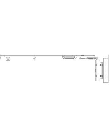 Bild Scherenarm UNI-JET M6 NL13 501-750 ferGUard*silber-1