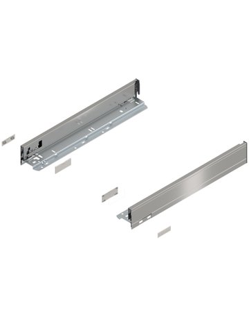 Bild LEGRABOX Zarge, Höhe N (66.5 mm), NL=450 mm, links/rechts, für LEGRABOX pure, inox-gebür.-lackiert - Blum-0