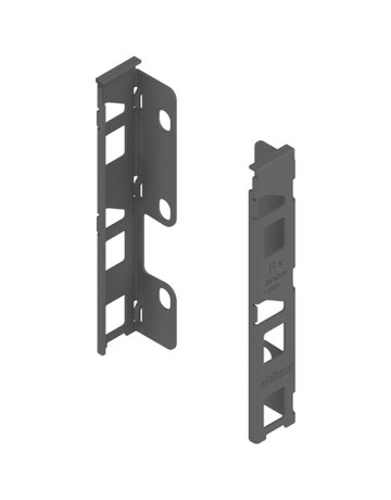 Bild LEGRABOX Holzrückwandhalter, Höhe K (144 mm), links/rechts, oriongrau matt - Blum-0