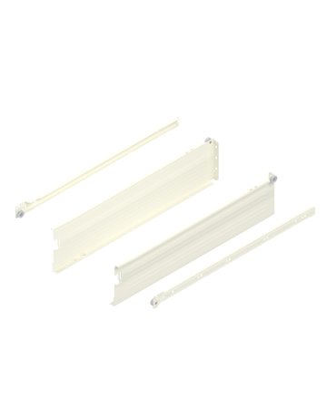 Bild METABOX Stahlzarge, K (118 mm), Teilauszug, NL=550 mm, Steckversion, links/rechts, R9001 cremeweiss - Blum-0