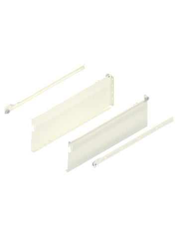 Bild METABOX Stahlzarge, H (150 mm), Teilauszug, NL=450 mm, Steckversion, links/rechts, R9001 cremeweiss - Blum-0