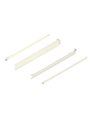Bild METABOX Stahlzarge, N (54 mm), Teilauszug, NL=550 mm, Steckversion, links/rechts, R9001 cremeweiss - Blum-0