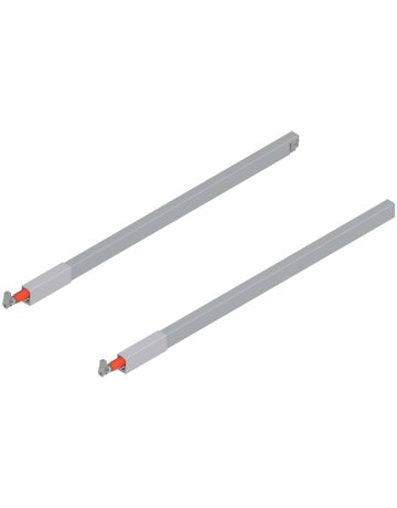 Bild TANDEMBOX Längsreling (oben), für Frontauszug, NL=550 mm, links/rechts, für TANDEMBOX antaro, R9006 weissalumin. - Blum-0