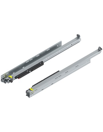 Bild MOVENTO mit TIP-ON, Vollauszug, Führung, 60 kg, NL=700 mm, für Kupplung, links/rechts, verzinkt - Blum-0