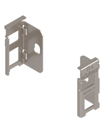 Bild LEGRABOX Holzrückwandhalter, Höhe N (80 mm), links/rechts, vernickelt - Blum-0