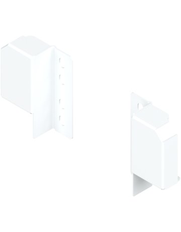 Bild TANDEMBOX plus/antaro Relinghalter (rückseitig), flexibel anbringbar, nicht verstellbare Reling, zum Schrauben, links/rechts, seidenweiss - Blum-0