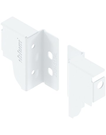 Bild TANDEMBOX Holzrückwandhalter, Höhe N (81,5 mm), links/rechts, seidenweiss - Blum-0