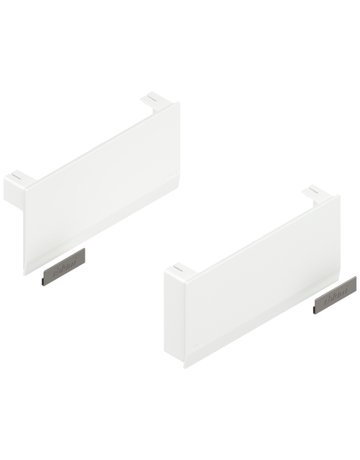 Bild AVENTOS HK top Hochklappe, Abdeckkappe groß, glatt, links/rechts, seidenweiss/inox-g. - Blum-0