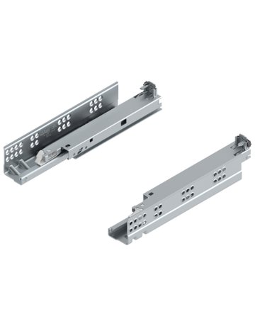 Bild Tandem Vollauszug ohne Kupplung verzinkt 30 kg, für Tip On NL= 270mm - Blum-0