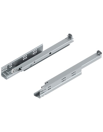 Bild Tandem Vollauszug ohne Kupplung verzinkt 30 kg, für Tip On NL= 420mm - Blum-0