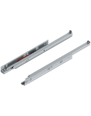 Bild Tandem Vollauszug ohne Kupplung verzinkt 50 kg, für Tip On NL= 700mm - Blum-0