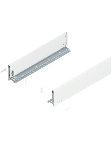 Bild LEGRABOX Zarge, Höhe K (128.5 mm), NL=550 mm, links/rechts, für LEGRABOX pure, seidenweiss matt - Blum-0