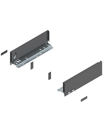 Bild LEGRABOX Zarge, Höhe M (90.5 mm), NL=300 mm, links/rechts, für LEGRABOX pure, oriongrau matt - Blum-0