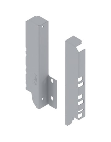 Bild TANDEMBOX Holzrückwandhalter, Höhe C (192 mm), für Spülenauszug, links/rechts, R9006 weissalumin. - Blum-0