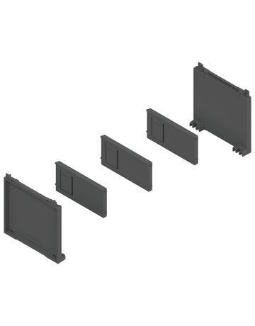 Bild AMBIA-LINE Flaschenset, für LEGRABOX/MERIVOBOX, oriongrau matt - Blum-0