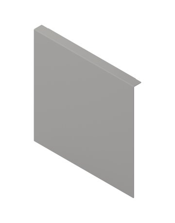 Bild AMBIA-LINE Holzrückwandadapter, für MERIVOBOX Frontauszug Höhe F, Stahl, indiumgrau matt - Blum-0