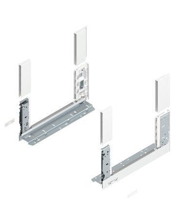 Bild LEGRABOX Zarge, Höhe C (177 mm), NL=350 mm, links/rechts, für LEGRABOX free, seidenweiss matt - Blum-0