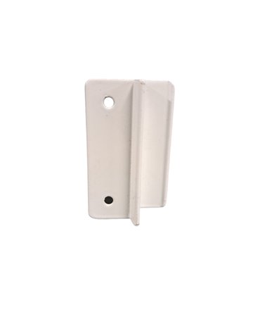 Bild Glasfalzgriff GFG 20 RAL 9016 mit Steg zum Aufschrauben 64 mm - Anuba-1