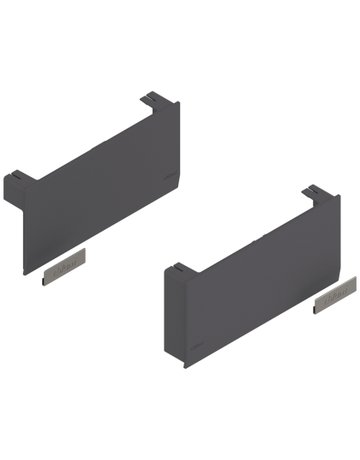 Bild AVENTOS HK top Hochklappe, Abdeckkappe groß, glatt, links/rechts, tiefgrau/inox-g. - Blum-0