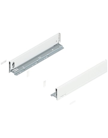 Bild LEGRABOX Zarge, Höhe M (90.5 mm), NL=450 mm, links/rechts, für LEGRABOX pure, seidenweiss matt - Blum-0